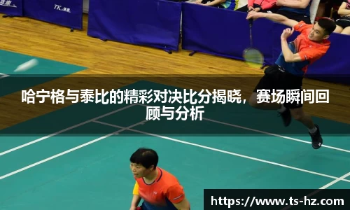 哈宁格与泰比的精彩对决比分揭晓，赛场瞬间回顾与分析